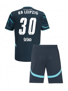 RB Leipzig Benjamin Sesko #30 Replika Tredje Kläder Barn 2024-25 Kortärmad (+ byxor)